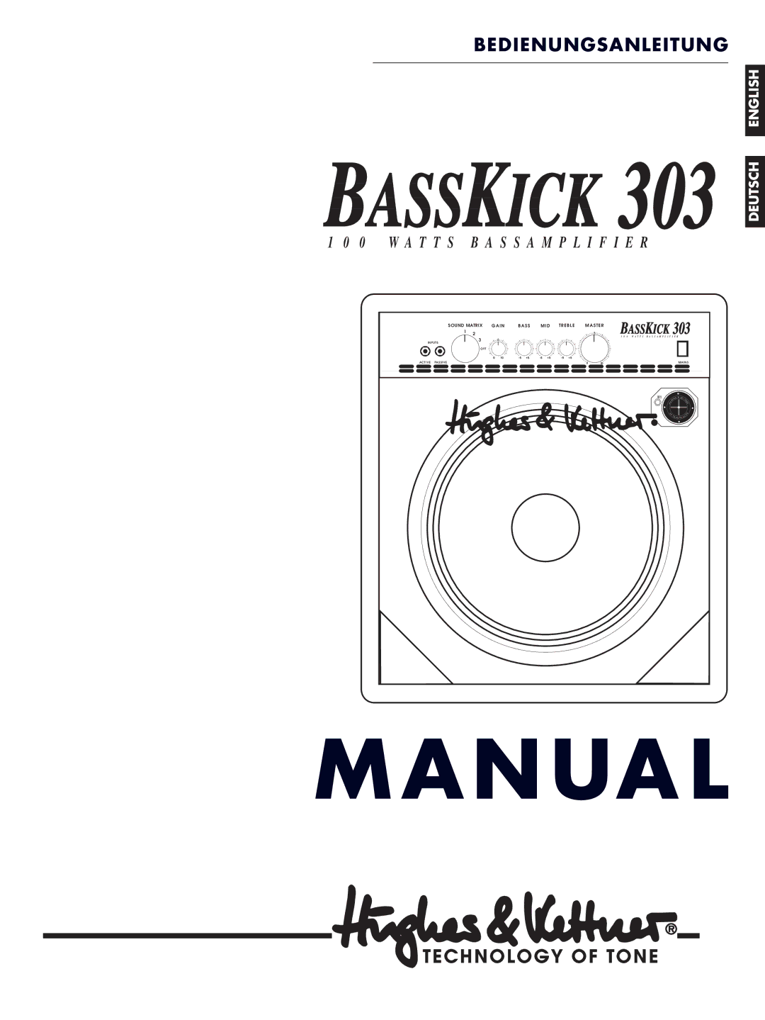 Hughes & Kettner 303 manual Manua L 