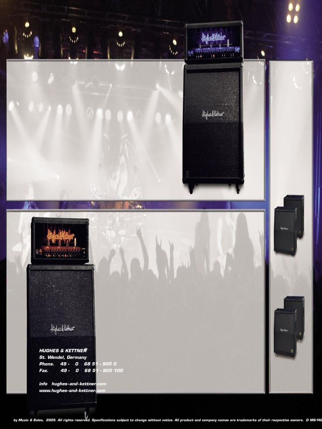 Hughes & Kettner Guitar & Bass Amplification manual Hughes & Kettner 