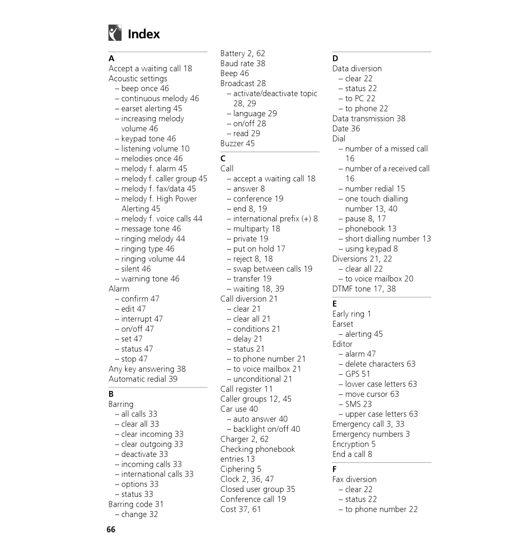 Hughes 7101 user manual Index 