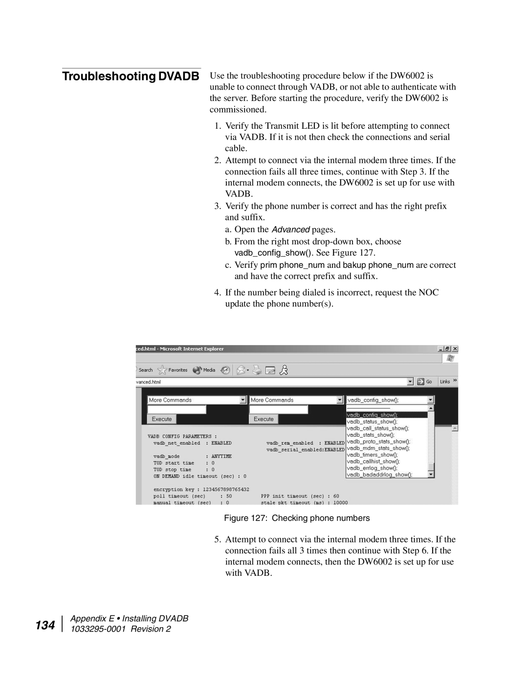 Hughes DW6000 manual 134, Checking phone numbers 