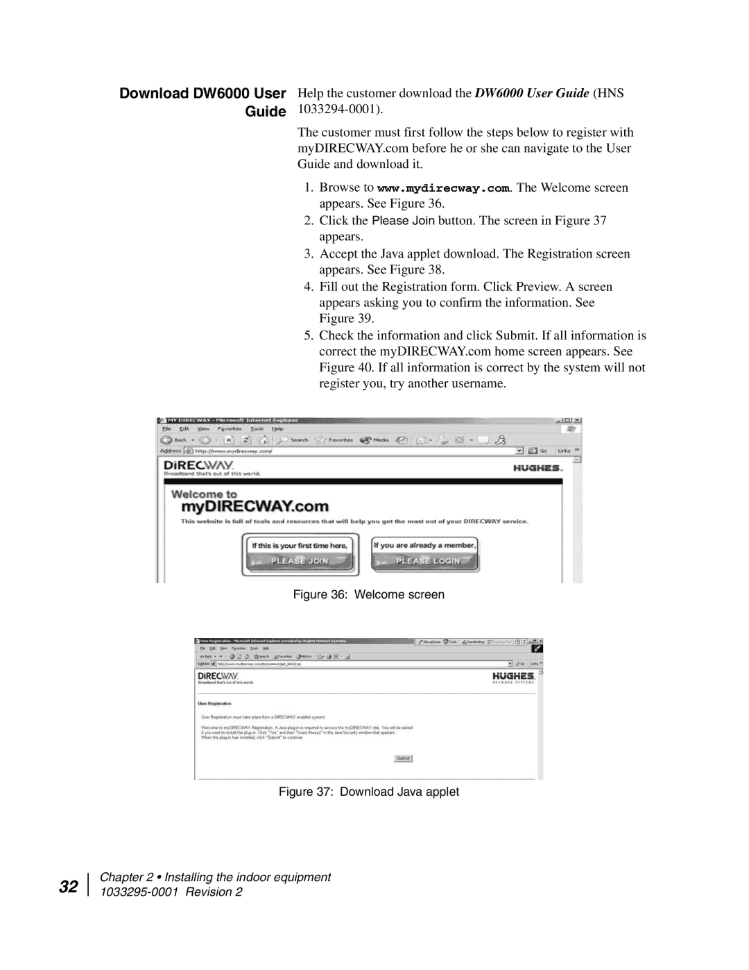 Hughes manual Download DW6000 User Guide 