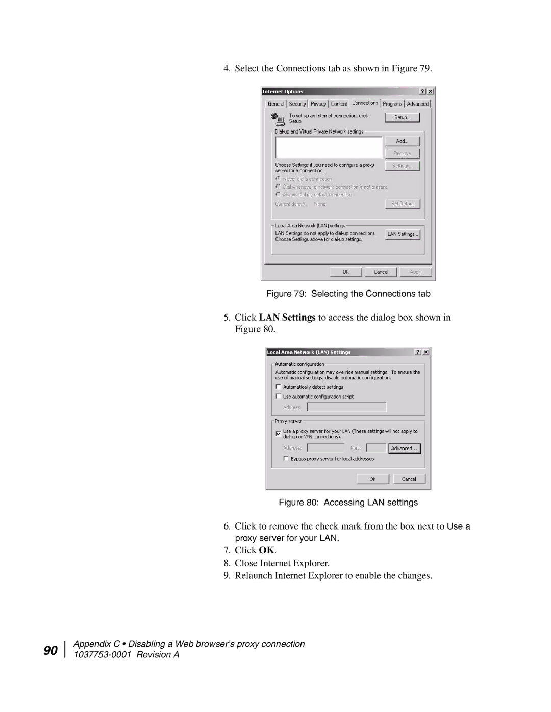 Hughes HN7700S manual Select the Connections tab as shown in Figure 