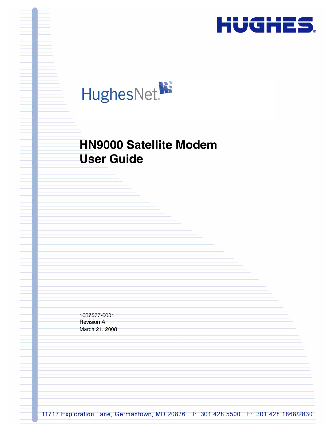 Hughes manual HN9000 Satellite Modem User Guide 