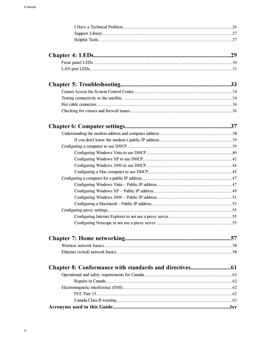 Hughes HN9000 manual Conformance with standards and directives 