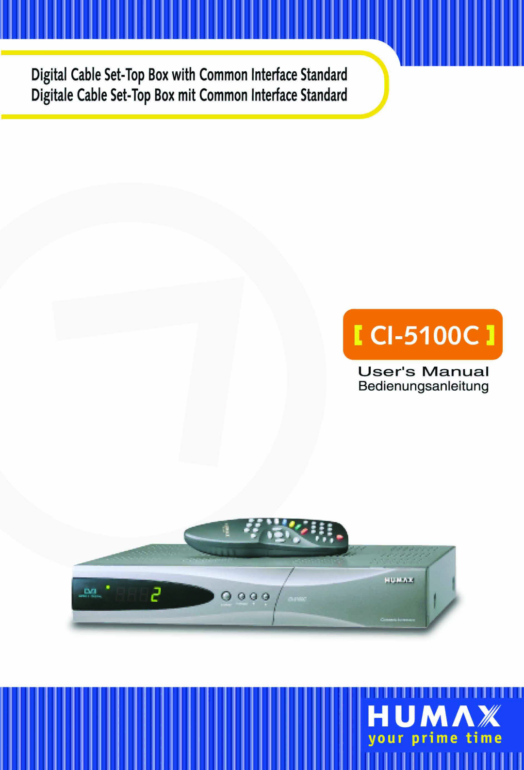 Humax CI-5100C manual 