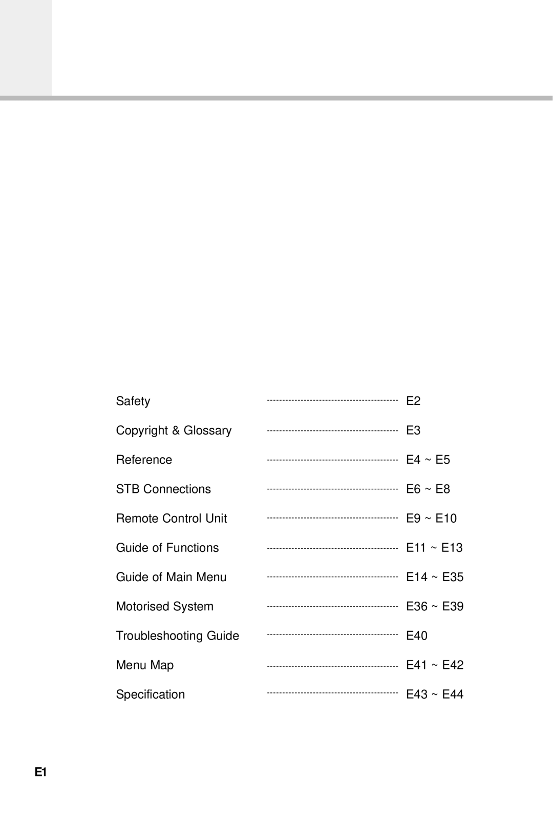 Humax CI-5100X manual Contents 