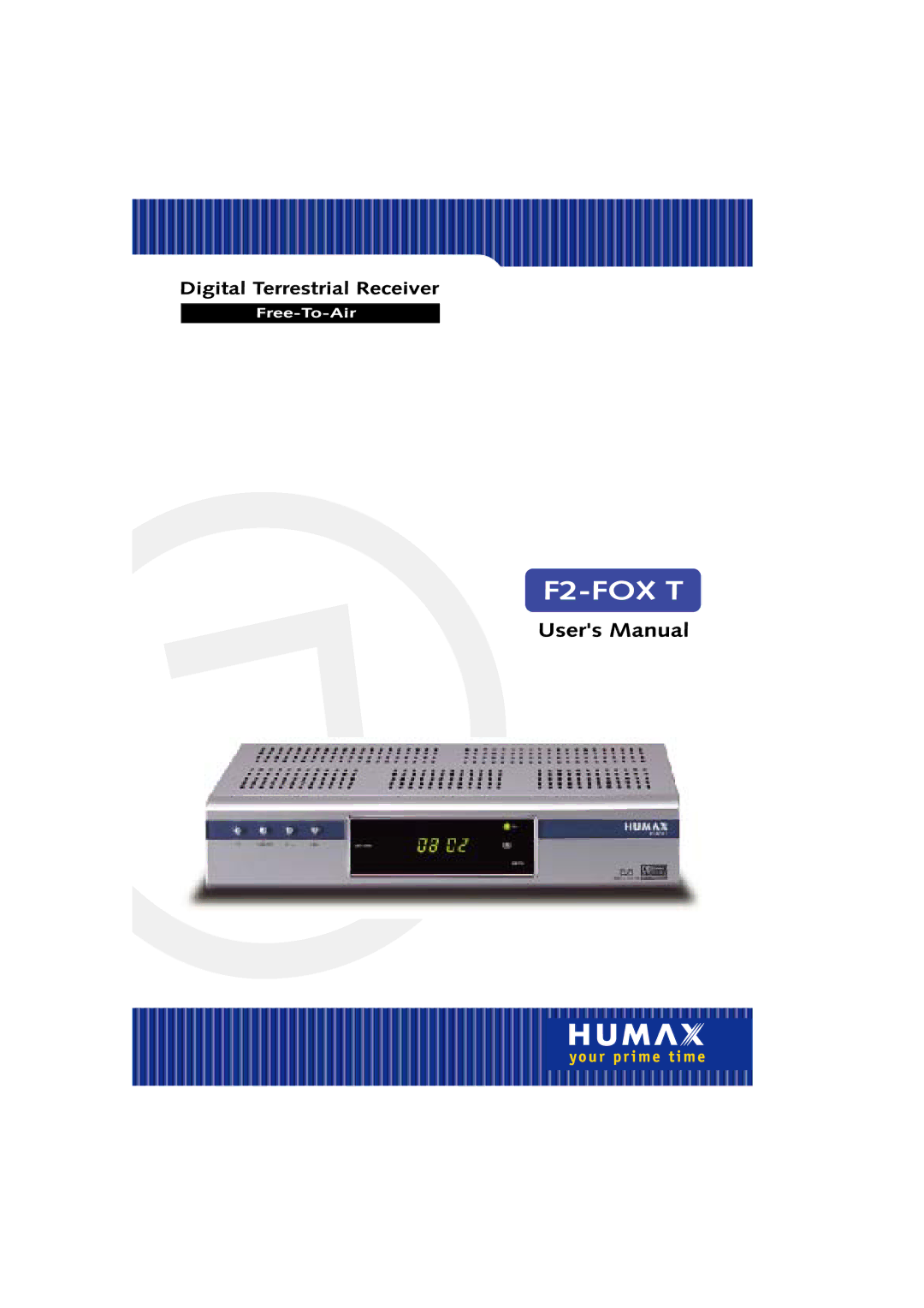 Humax F2-FOXT manual 