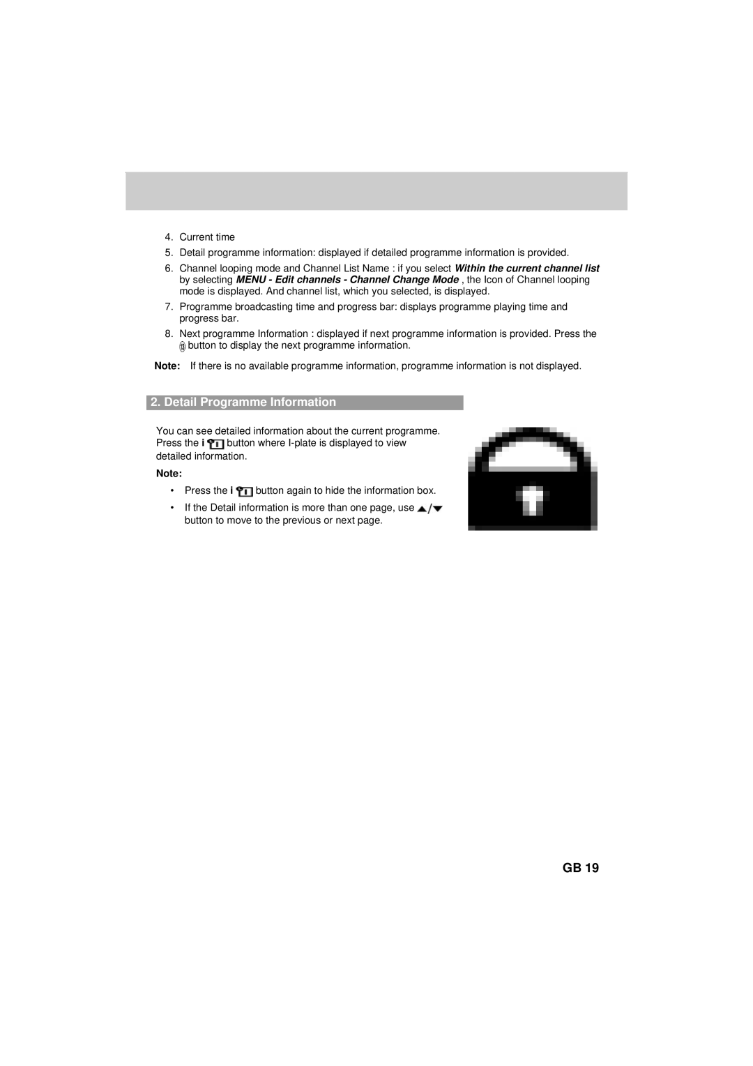 Humax F2-FOXT manual Detail Programme Information 