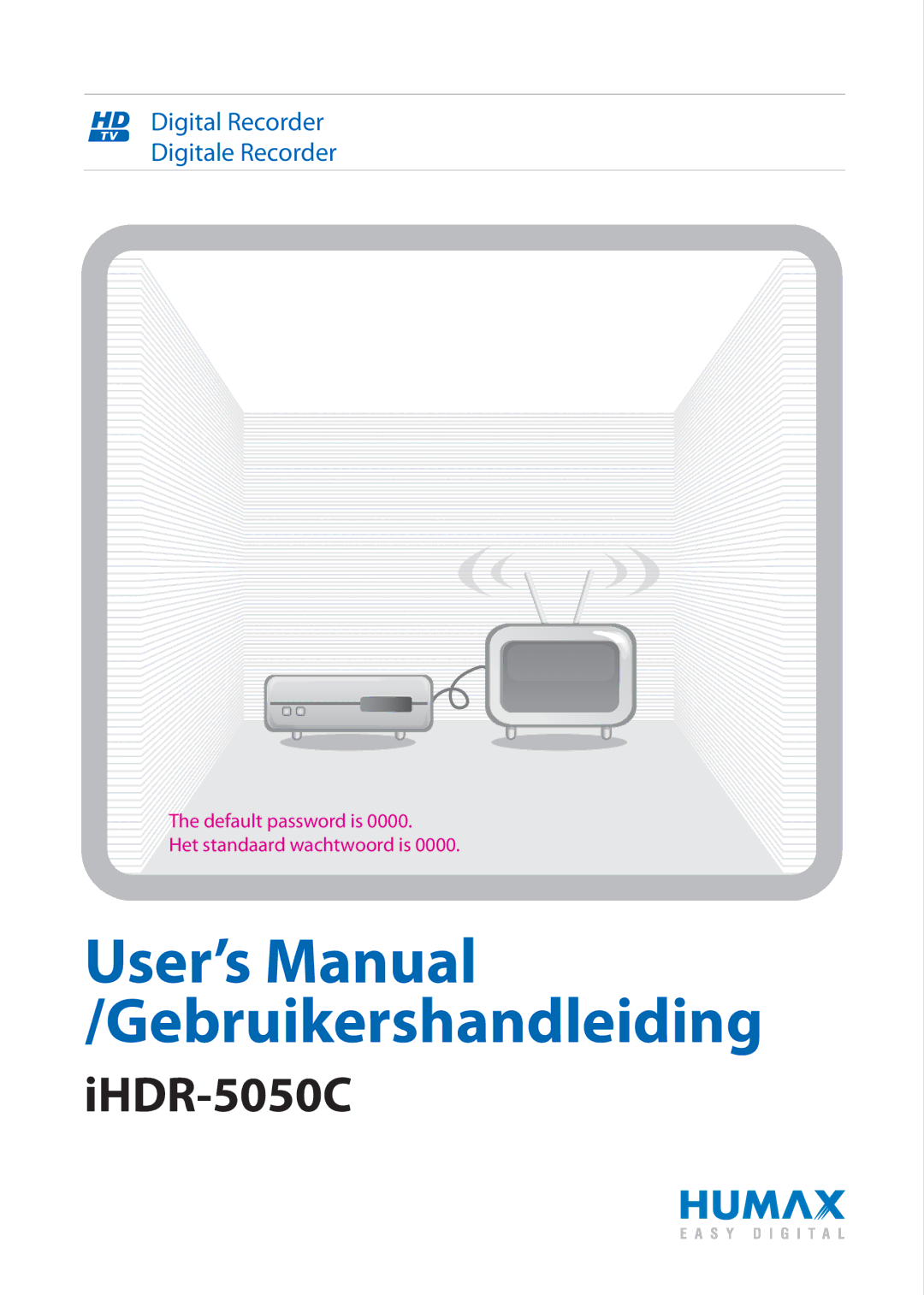 Humax IHDR-5050C user manual 