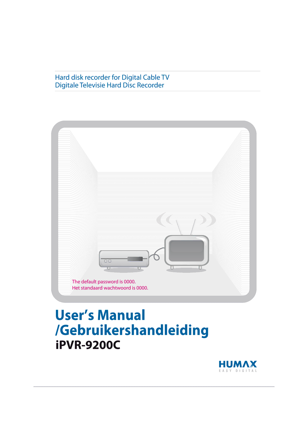 Humax iPVR-9200C manual 