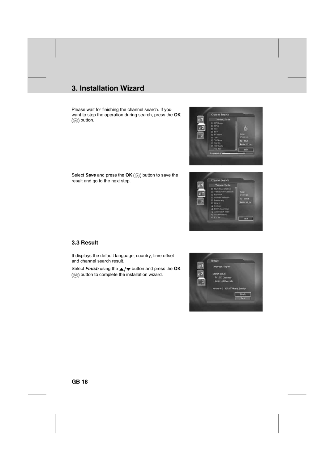 Humax IR-FOX C manual Result 