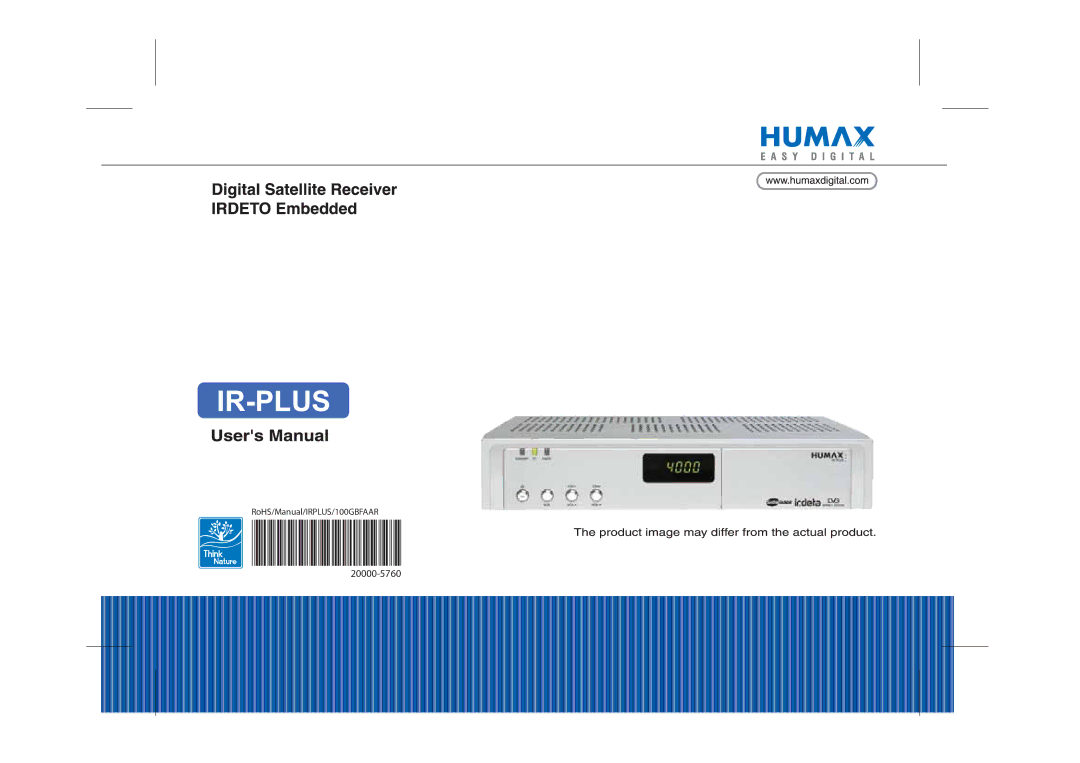 Humax IR-PLUS manual Ir-Plus 