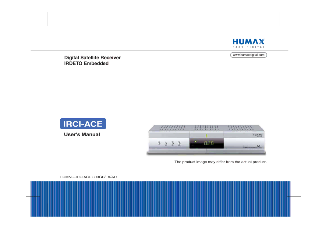 Humax IRCI-ACE user manual Irci-Ace 