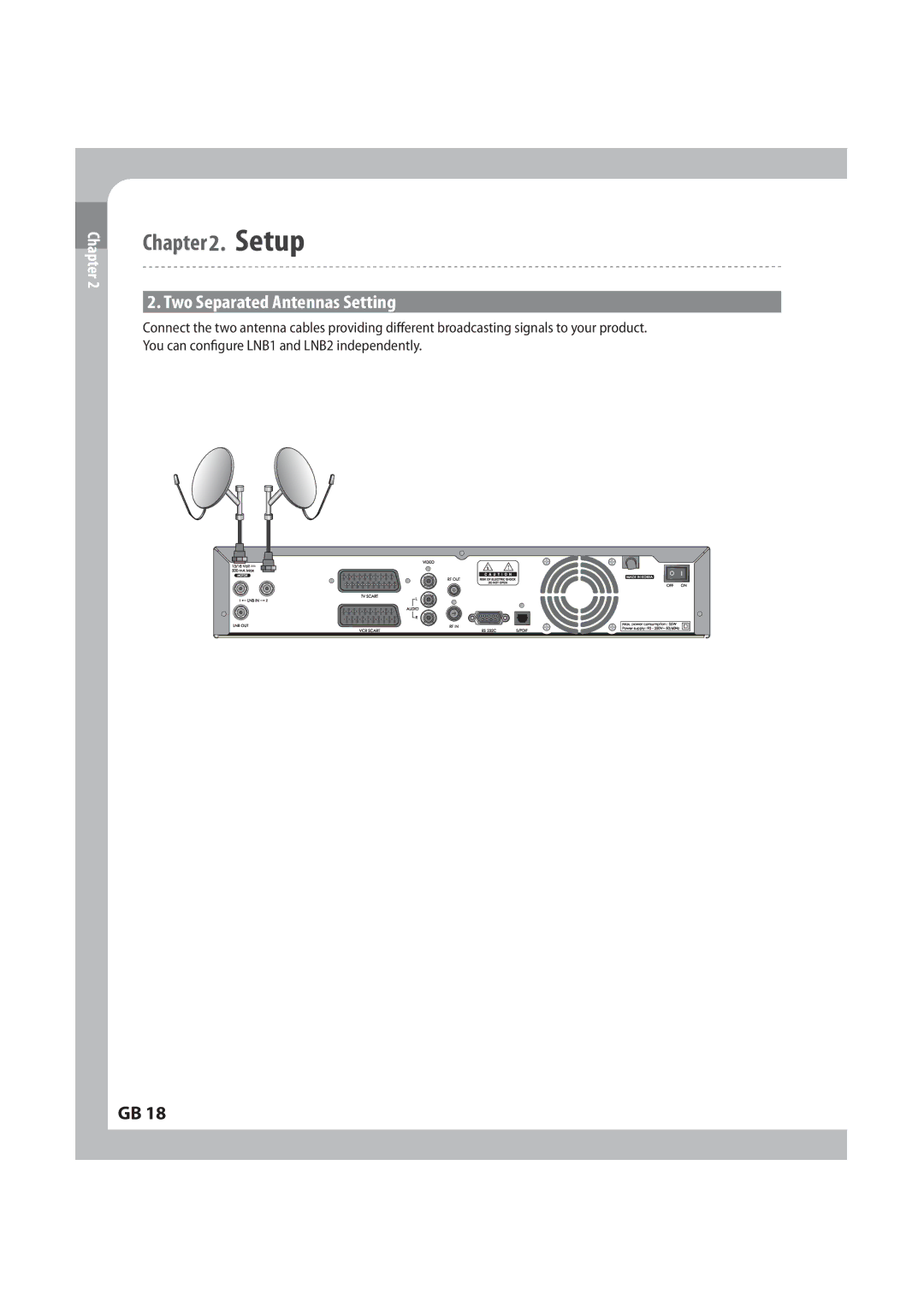 Humax IRCI-PVR manual 5XP4FQBSBUFEOUFOOBT4FUUJOH 