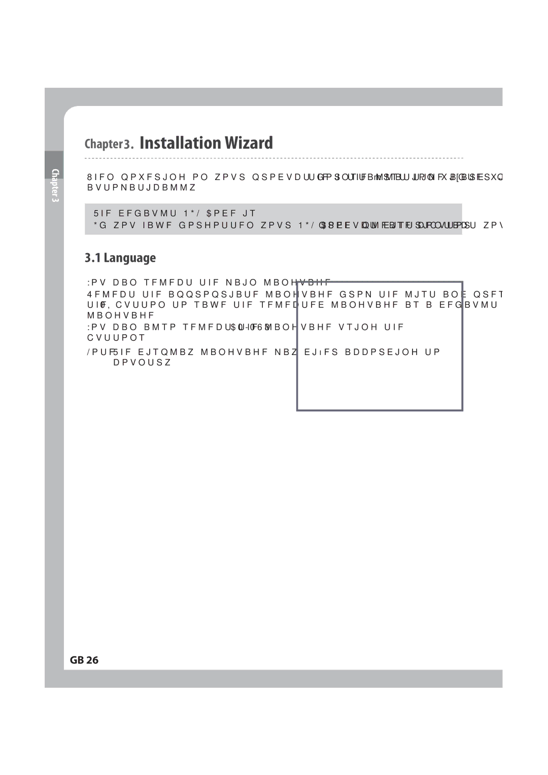 Humax IRCI-PVR manual $IBQUFS  *OTUBMMBUJPO8JBSE, -Bohvbhf, 5IFEFGBVMU1*/$PEFJT 