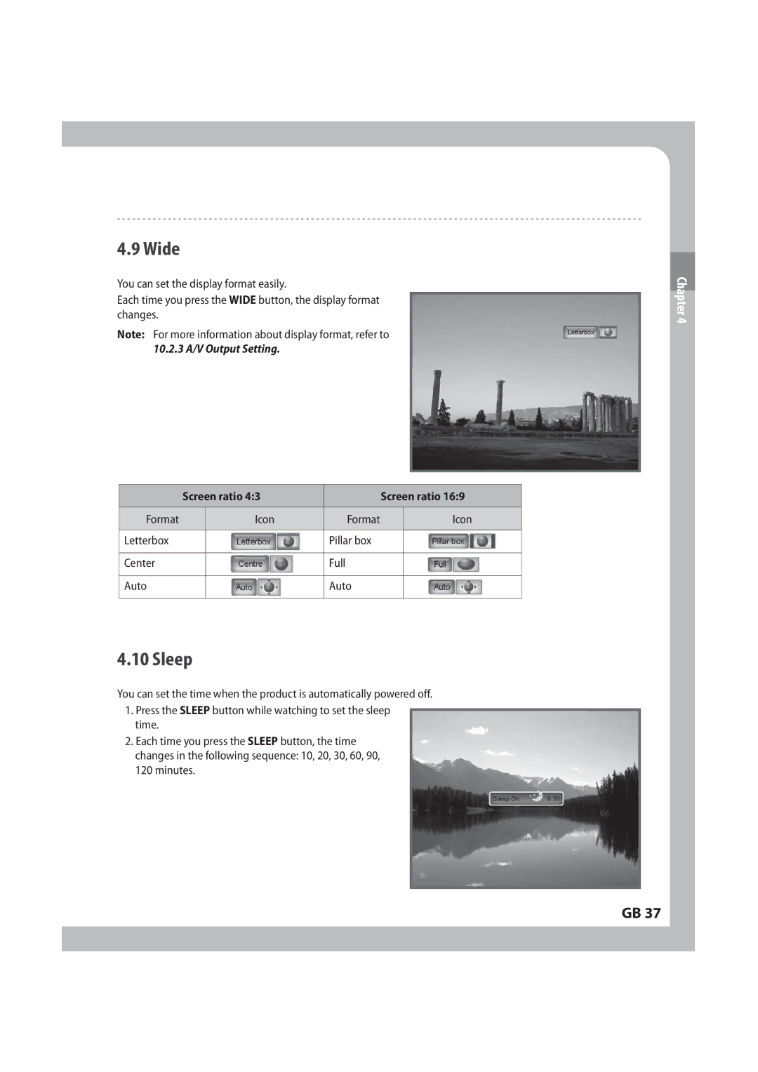 Humax IRCI-PVR manual 8JEF, 4MFFQ, 70VUQVU4FUUJOH, 4DSFFOSBUJP 