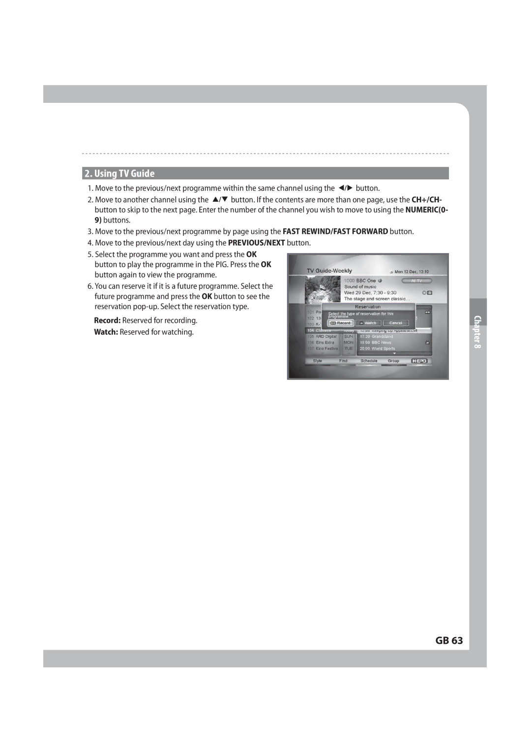 Humax IRCI-PVR manual 6TJOH57VJEF, CVUUPOUPQMBZUIFQSPHSBNNFJOUIF1*1SFTTUIF0, 