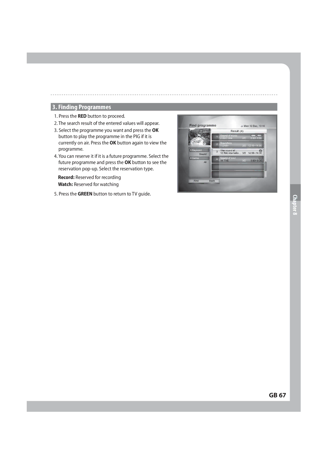 Humax IRCI-PVR manual JOEJOH1SPHSBNNFT, DVSSFOUMZPOBJS1SFTTUIF0,CVUUPOBHBJOUPWJFXUIF 