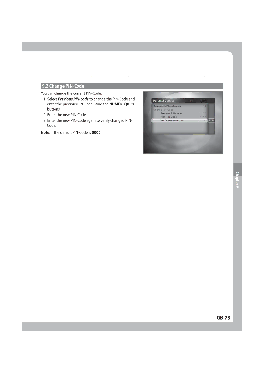 Humax IRCI-PVR manual $IBOHF1*/$PEF, FOUFSUIFQSFWJPVT1*/$PEFVTJOHUIF/6.&3*$   