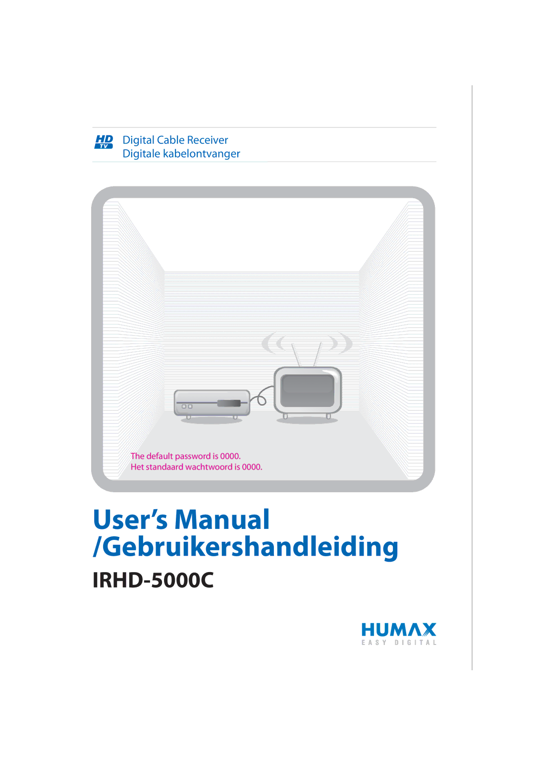 Humax IRHD-5000C user manual 