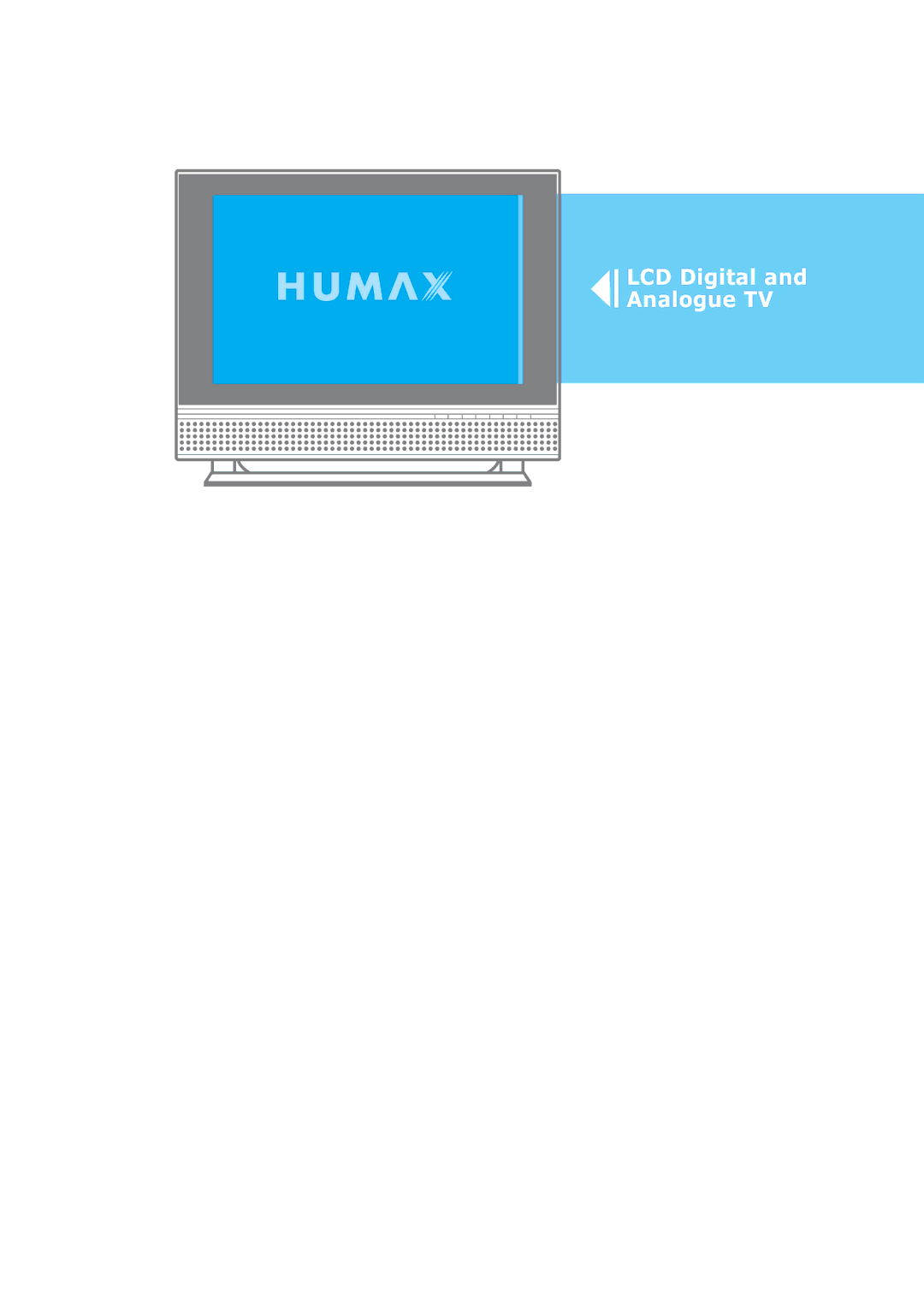 Humax LAU-26TPVR manual LCD Digital and Analogue TV 