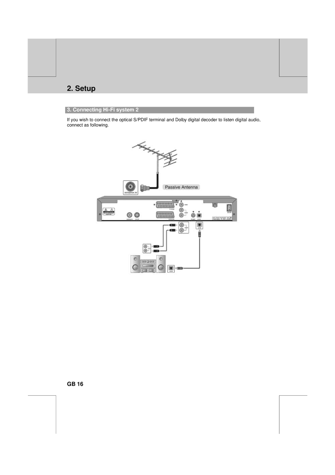 Humax PVR-8100T manual Setup 