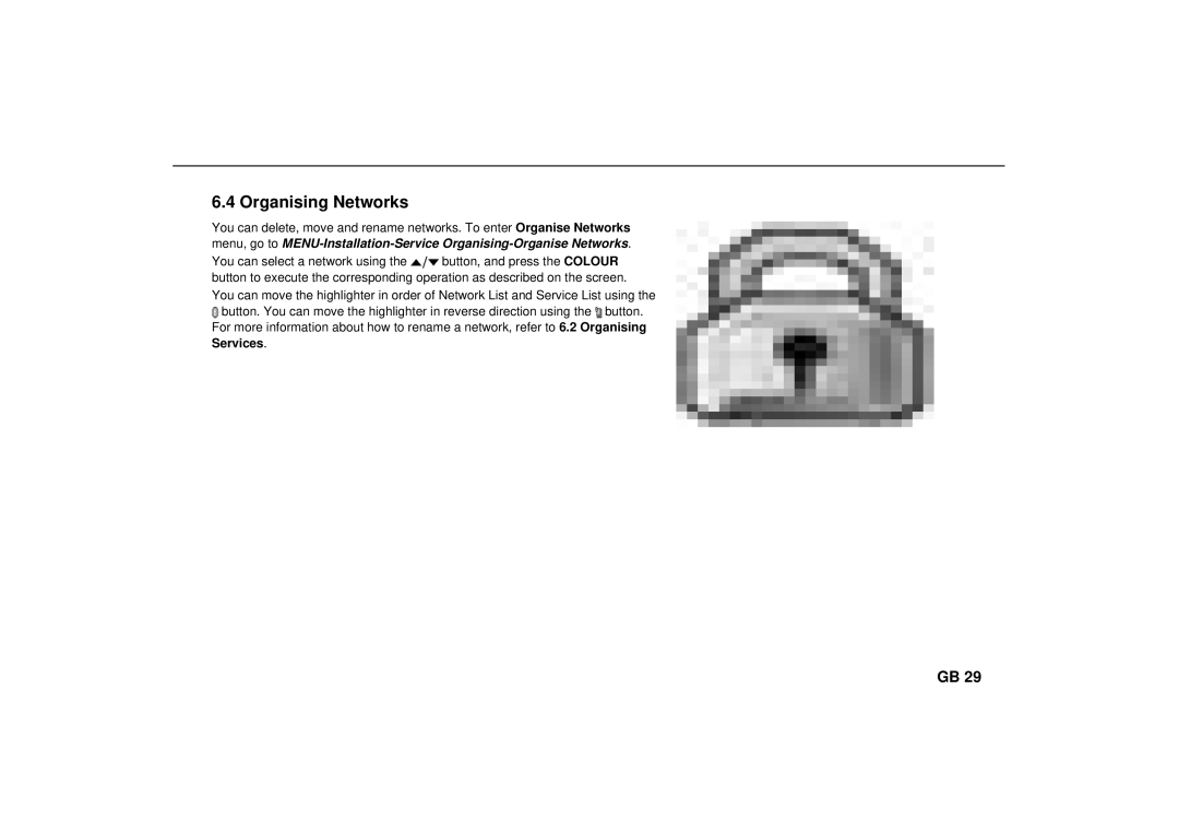 Humax Set-Top Box user manual Organising Networks 