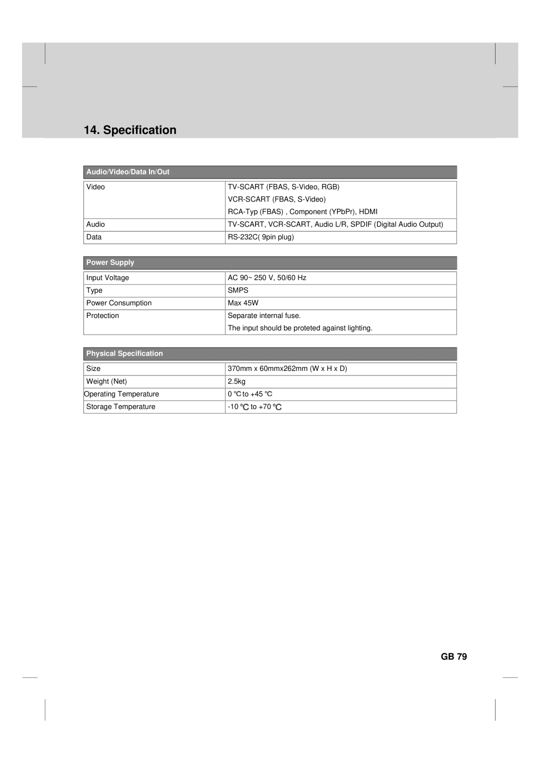 Humax TV HDCl-2000 manual Audio/Video/Data In/Out 