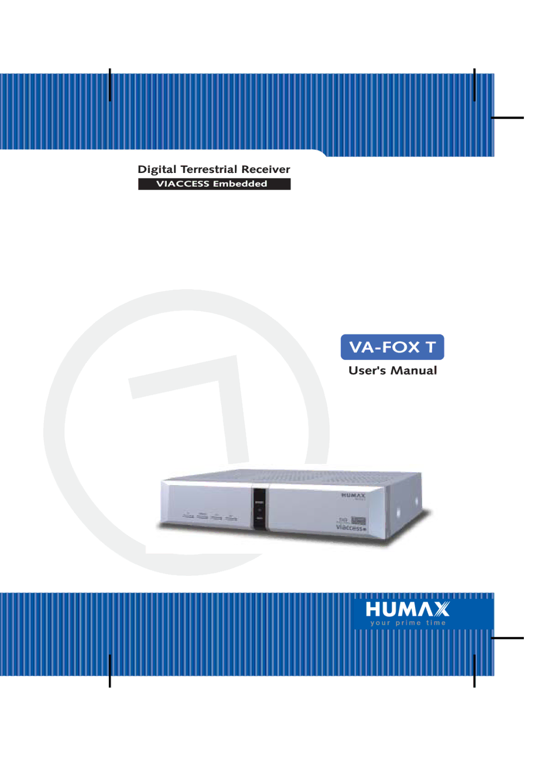 Humax VA-FOX T manual 