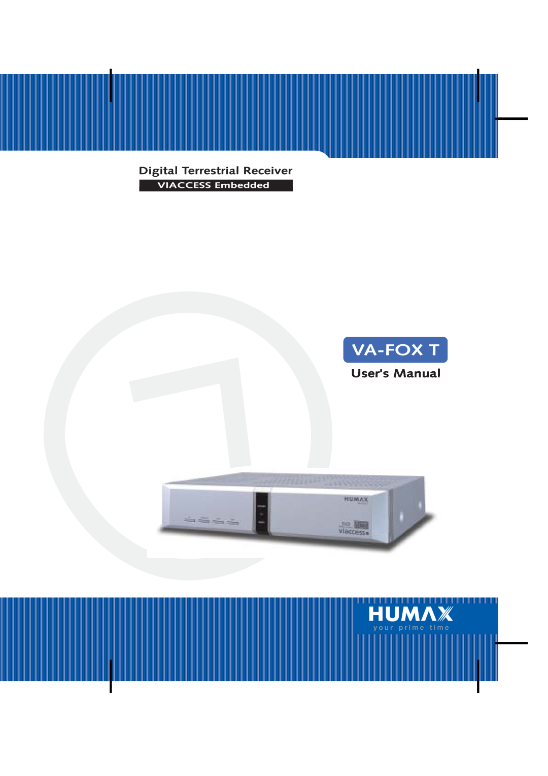 Humax VA-FOX T manual 
