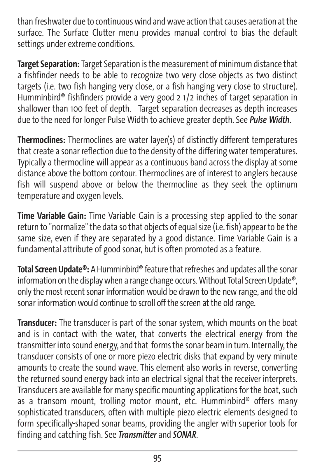 Humminbird 161 manual 