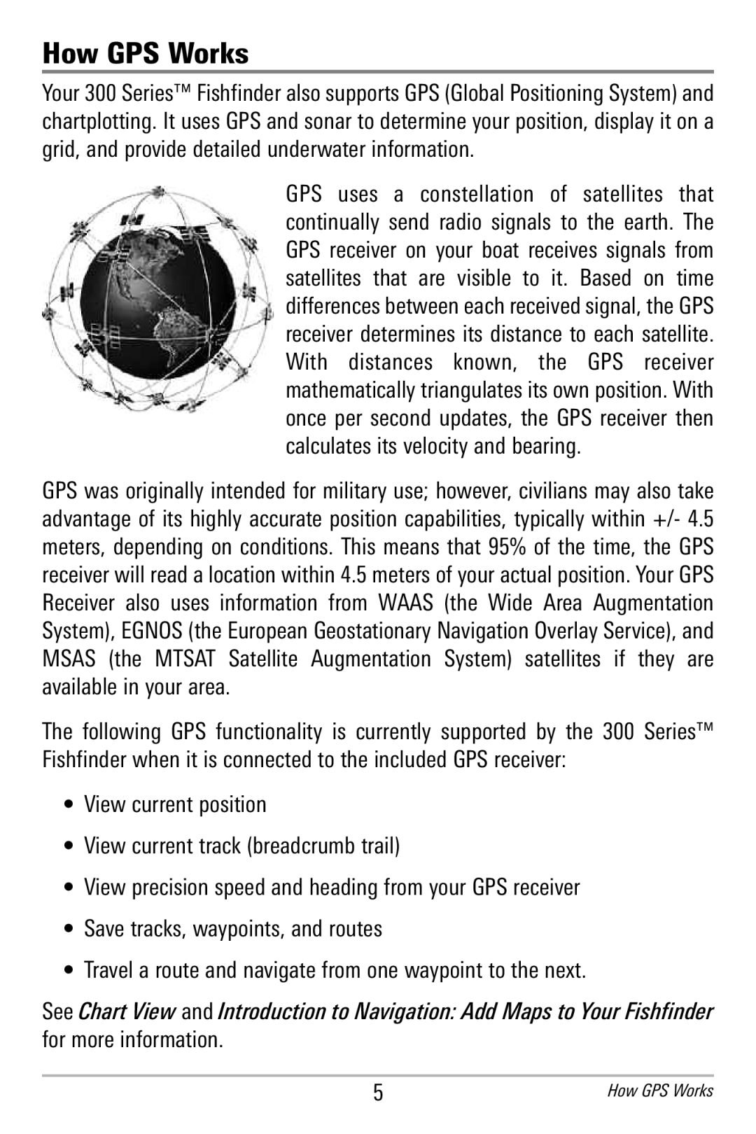 Humminbird 365i manual How GPS Works 