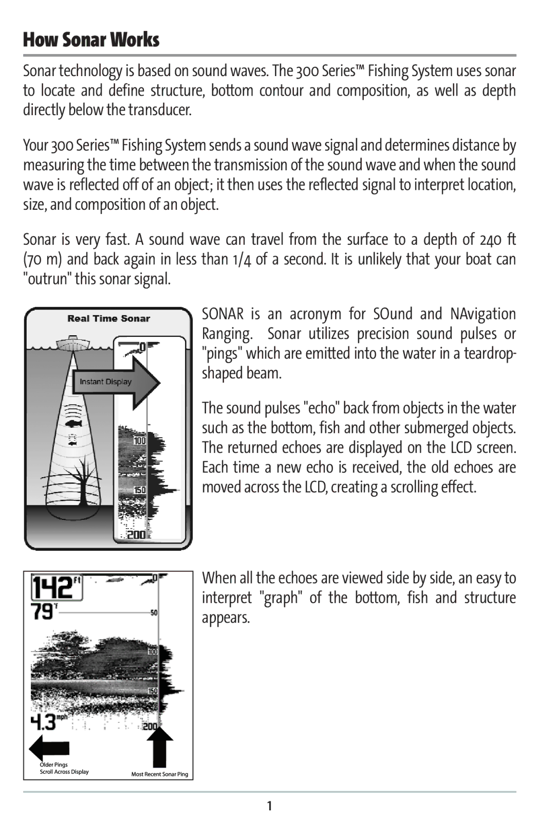 Humminbird 383c manual How Sonar Works 