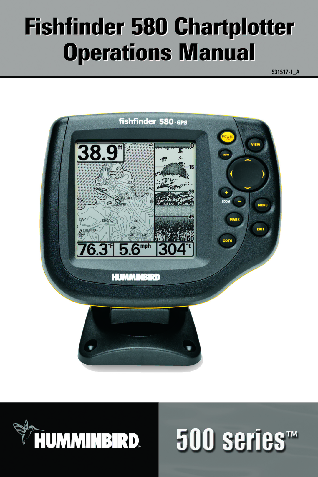 Humminbird 580 manual Operations Manual 