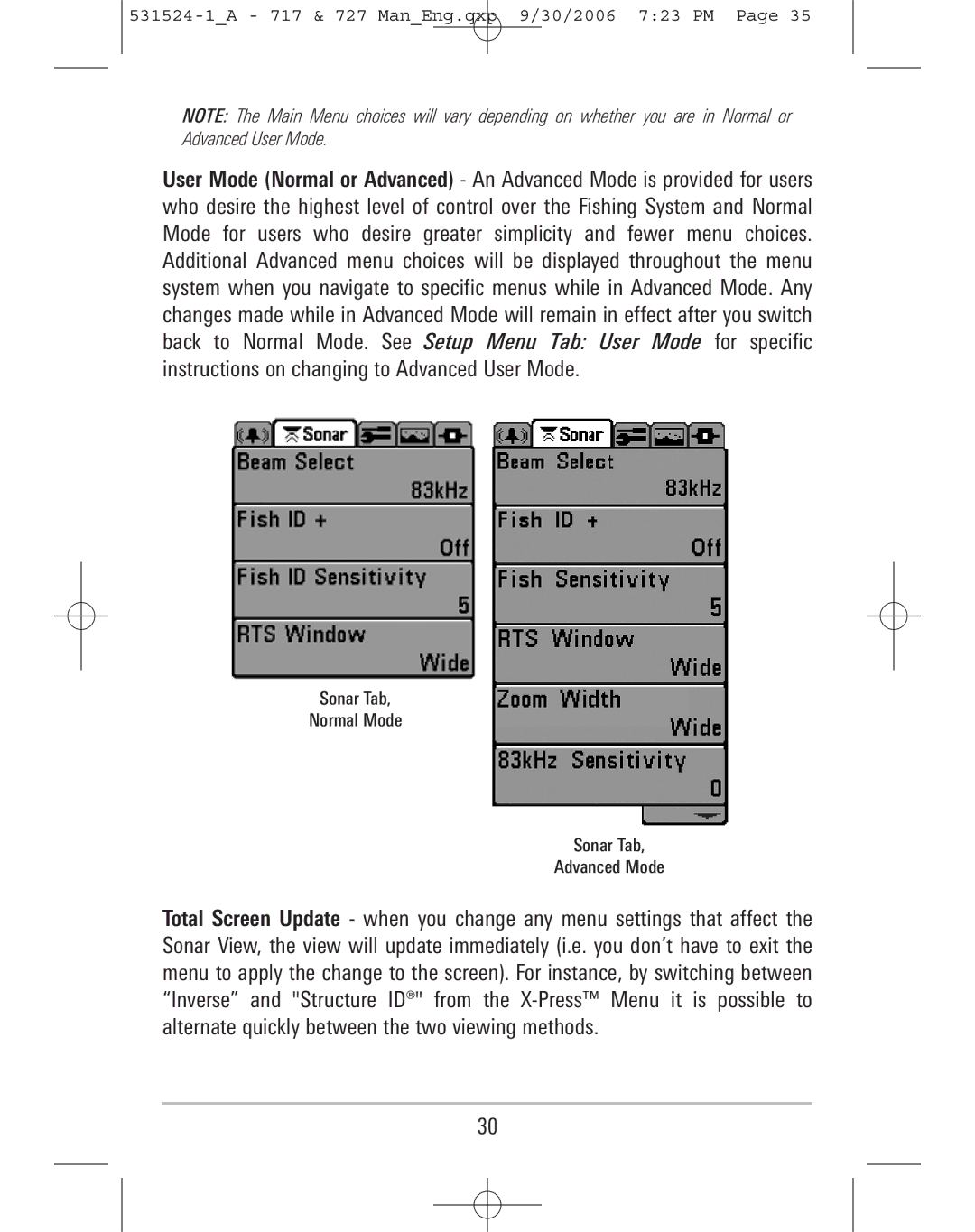 Humminbird manual 531524-1A 717 & 727 ManEng.qxp 9/30/2006 723 PM 