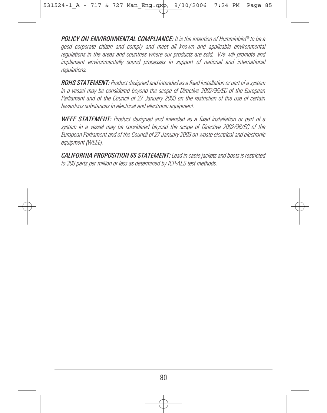 Humminbird manual 531524-1A 717 & 727 ManEng.qxp 9/30/2006 724 PM 