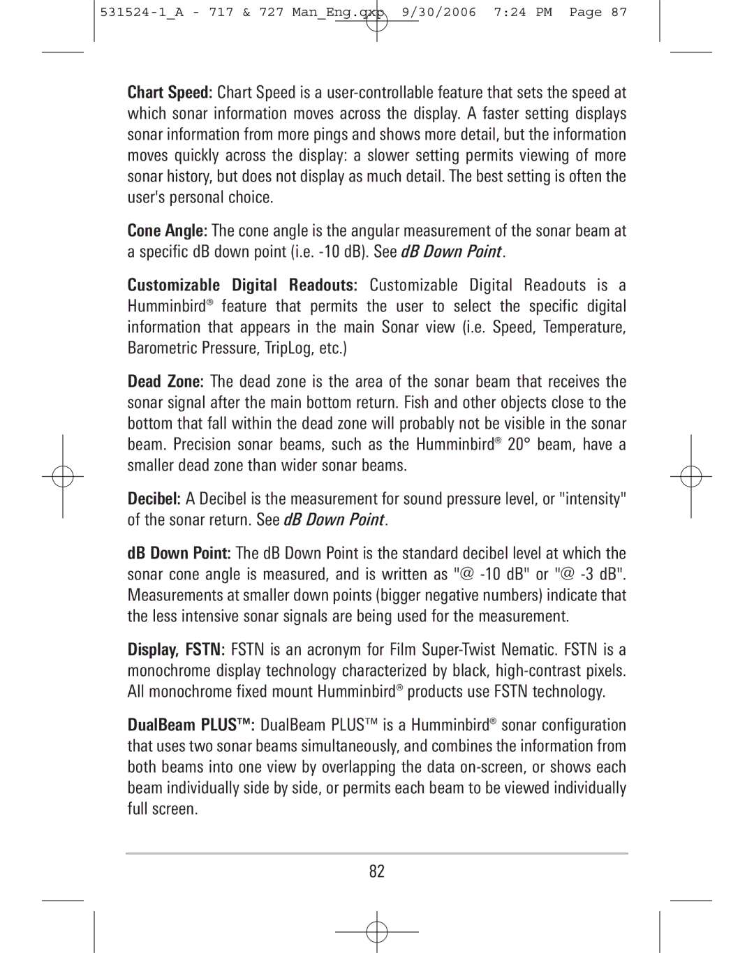 Humminbird manual 531524-1A 717 & 727 ManEng.qxp 9/30/2006 724 PM 