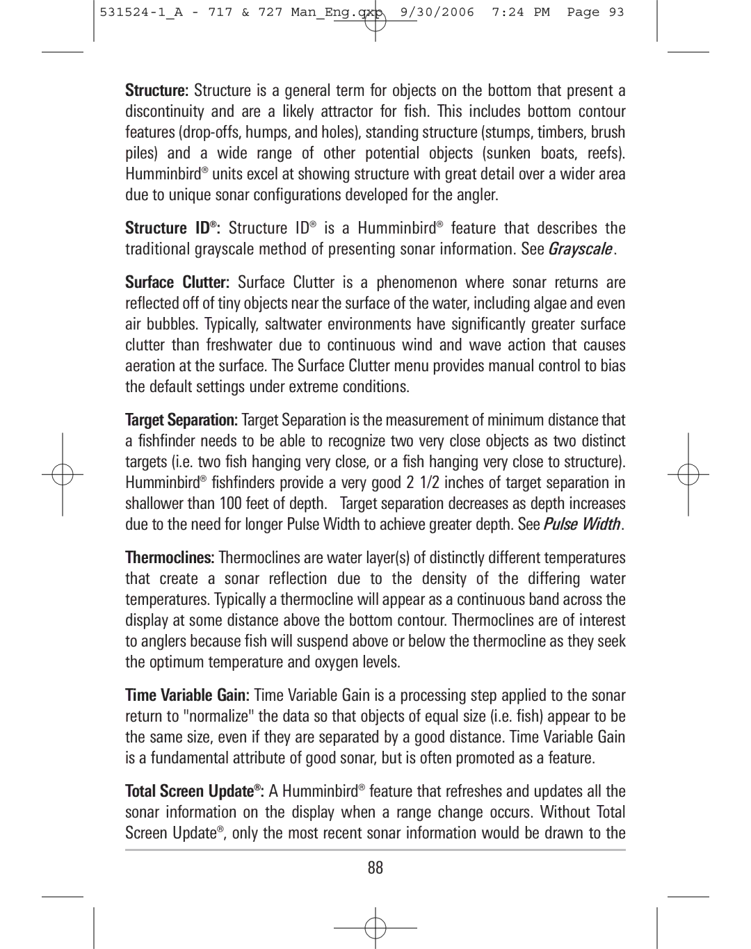 Humminbird manual 531524-1A 717 & 727 ManEng.qxp 9/30/2006 724 PM 