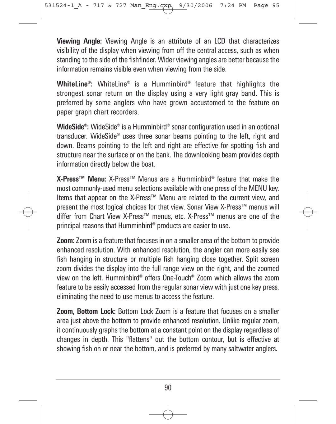 Humminbird manual 531524-1A 717 & 727 ManEng.qxp 9/30/2006 724 PM 