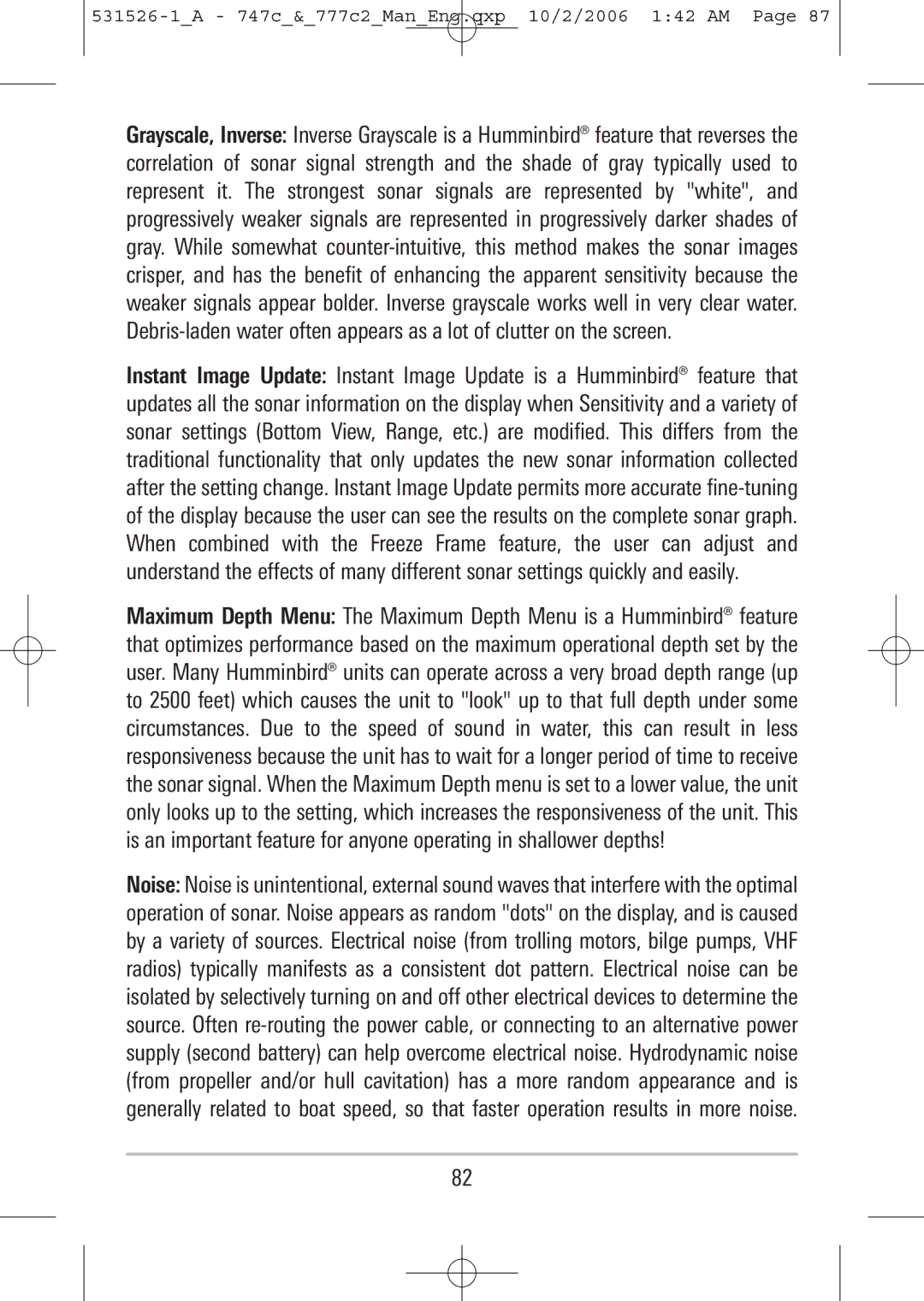 Humminbird manual 531526-1A 747c&777c2ManEng.qxp 10/2/2006 142 AM 