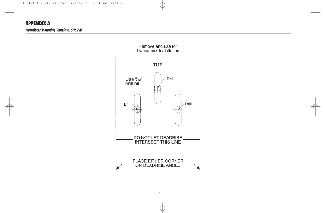 Humminbird 947C manual Appendix a 