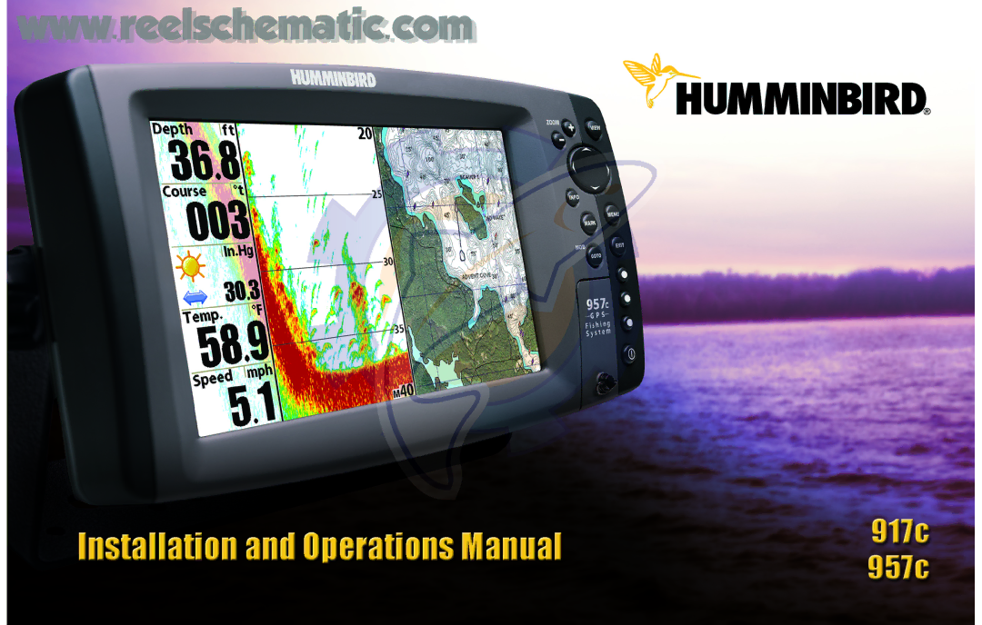 Humminbird 957C manual 