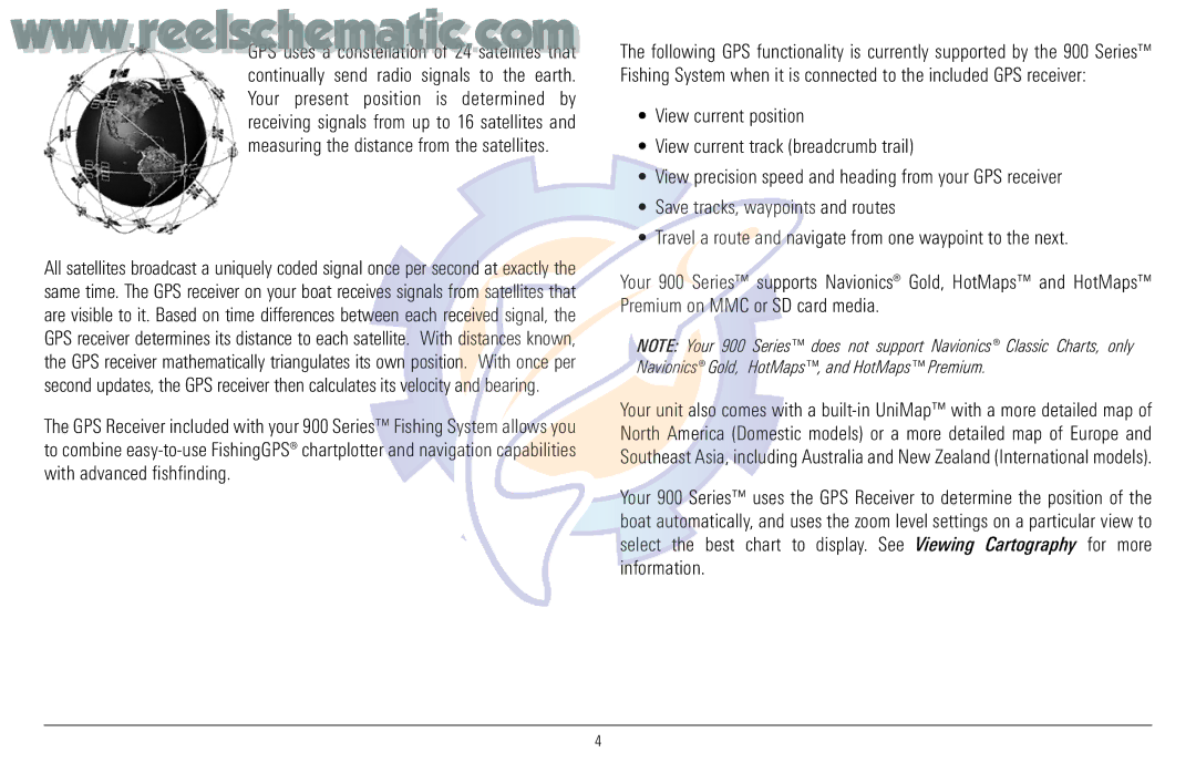 Humminbird 957C manual GPS uses a constellation of 24 satellites that 