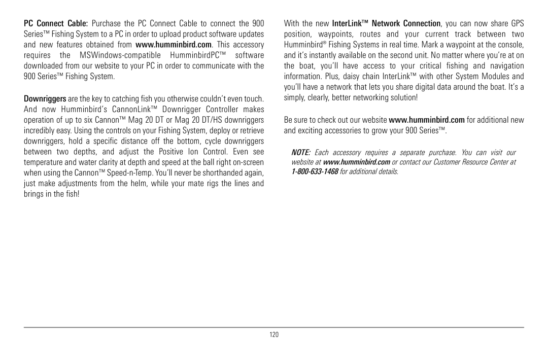 Humminbird 967C manual 