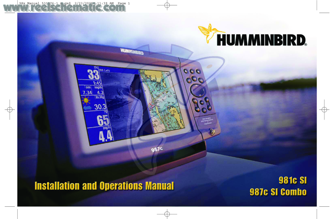 Humminbird 987C SI COMBO manual 