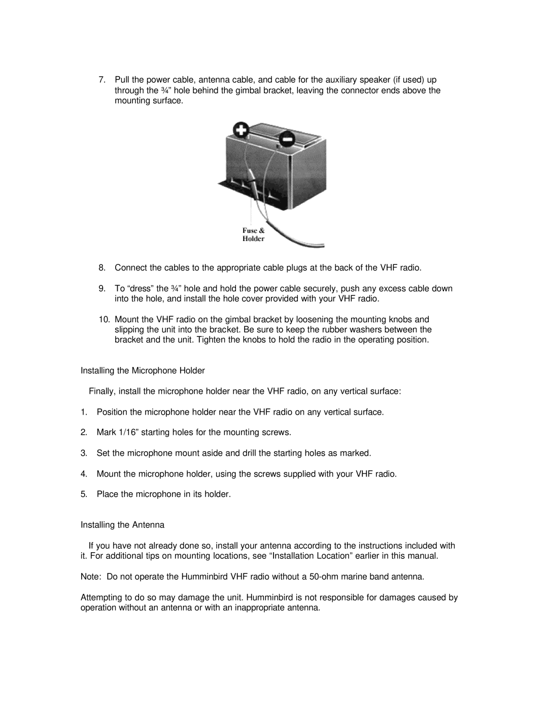 Humminbird DC 25 manual 