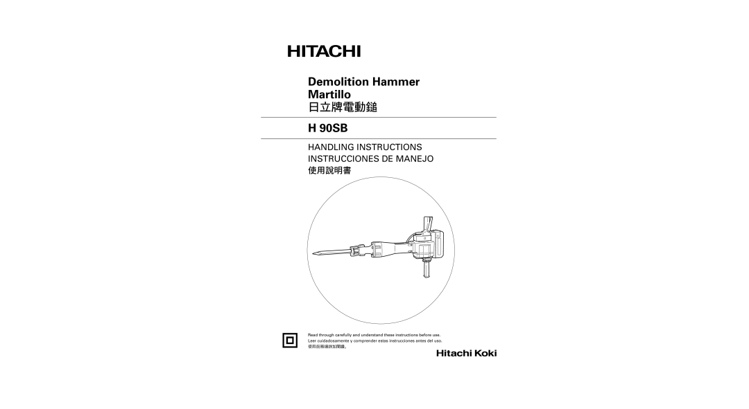 Humminbird H 90SB manual Demolition Hammer Martillo 