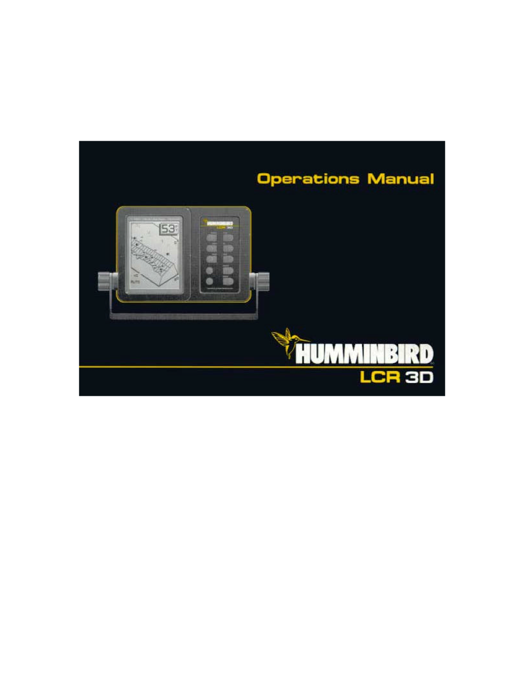 Humminbird LCR 3D manual 