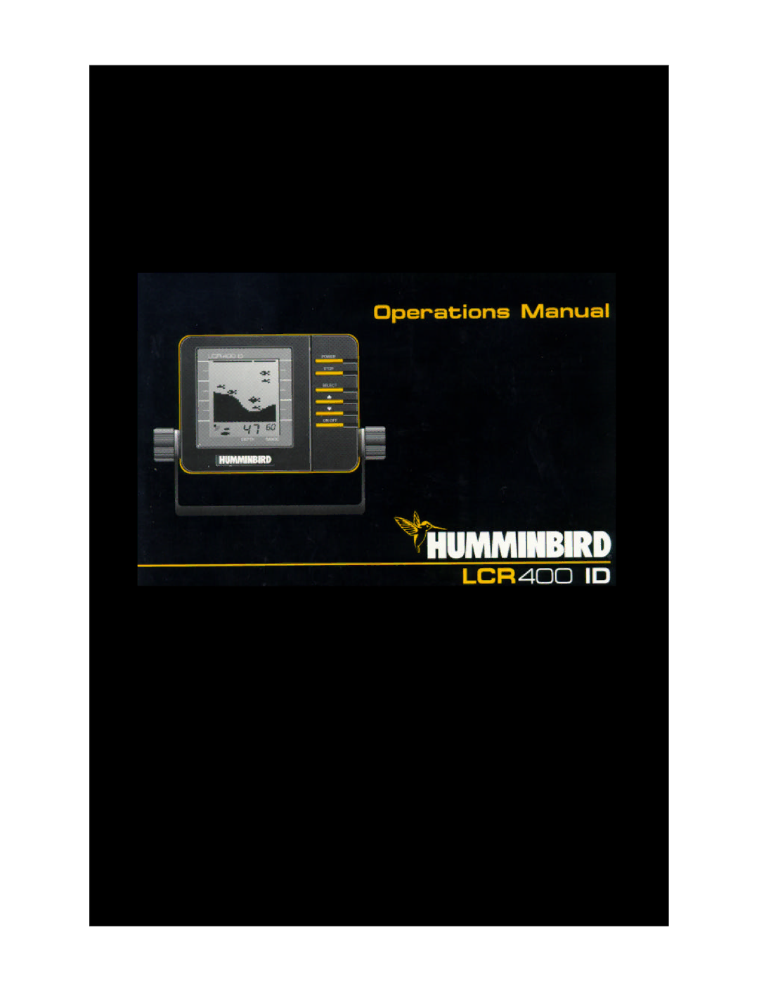 Humminbird LCR 400 ID manual 