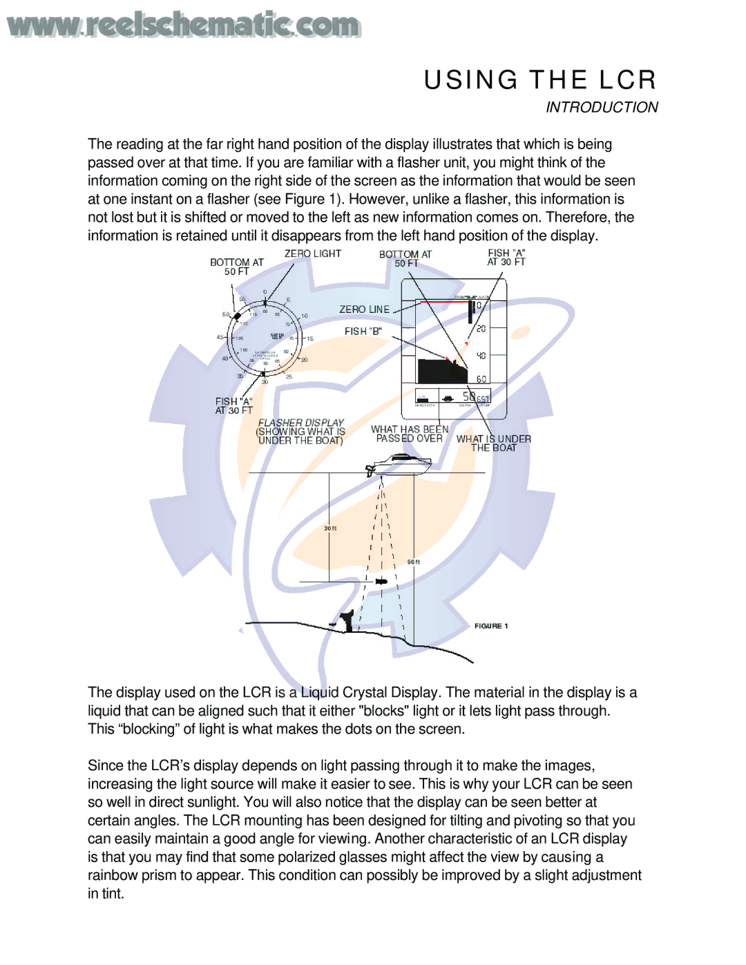 Humminbird LCR 40.ID manual Using the LCR 